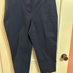 Talbots Indigo Perfect Crops. Size 14p